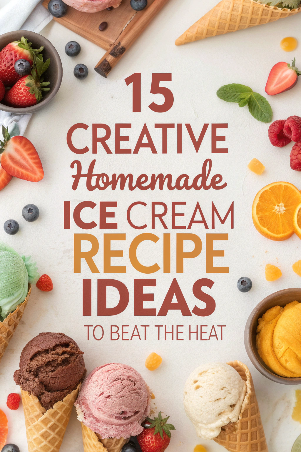 15 Creative Homemade Ice Cream Recipe Ideas to Beat the Heat