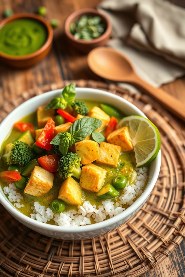 aromatic thai green curry