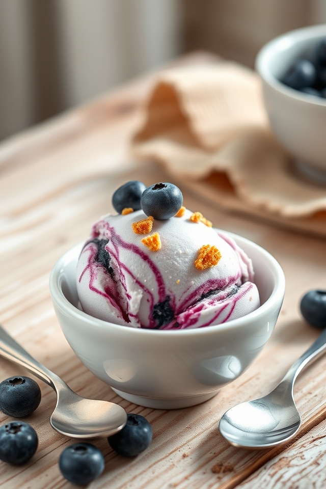 blueberry cheesecake ice cream