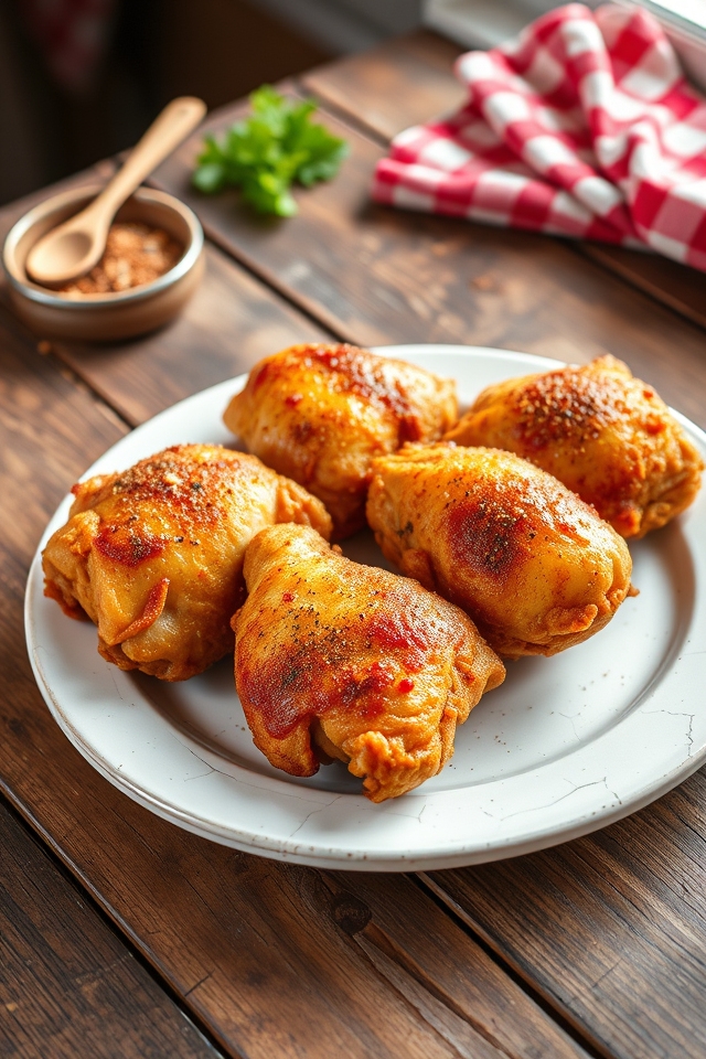 buttery cajun spiced chicken