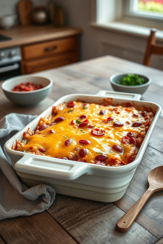 cajun red bean casserole