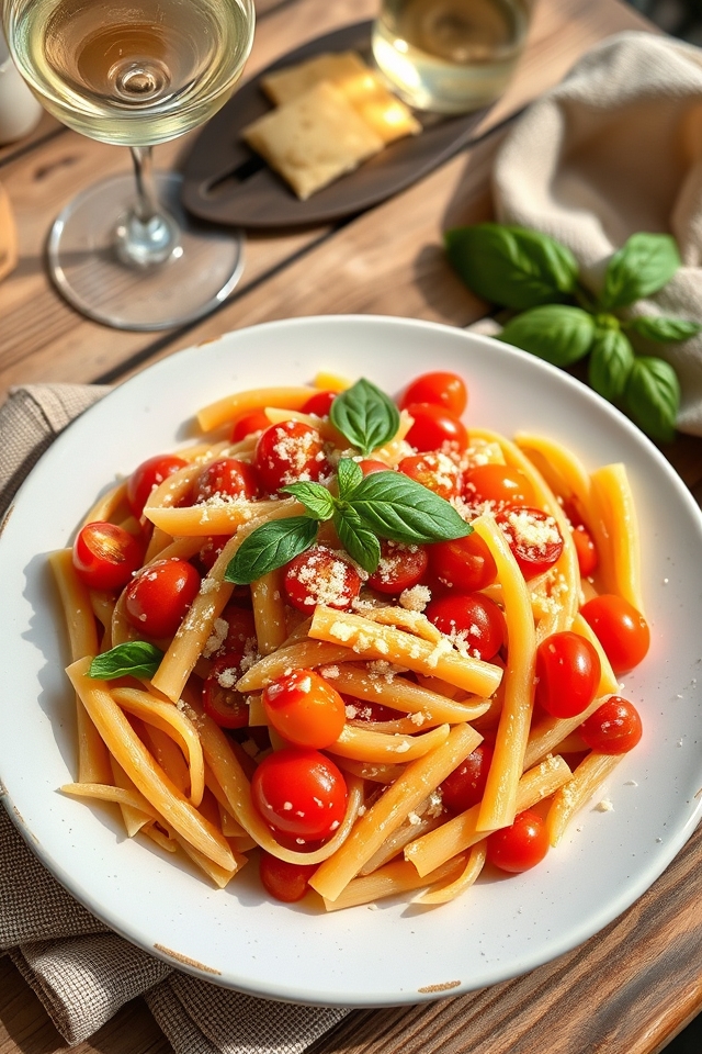 cherry tomato basil penne