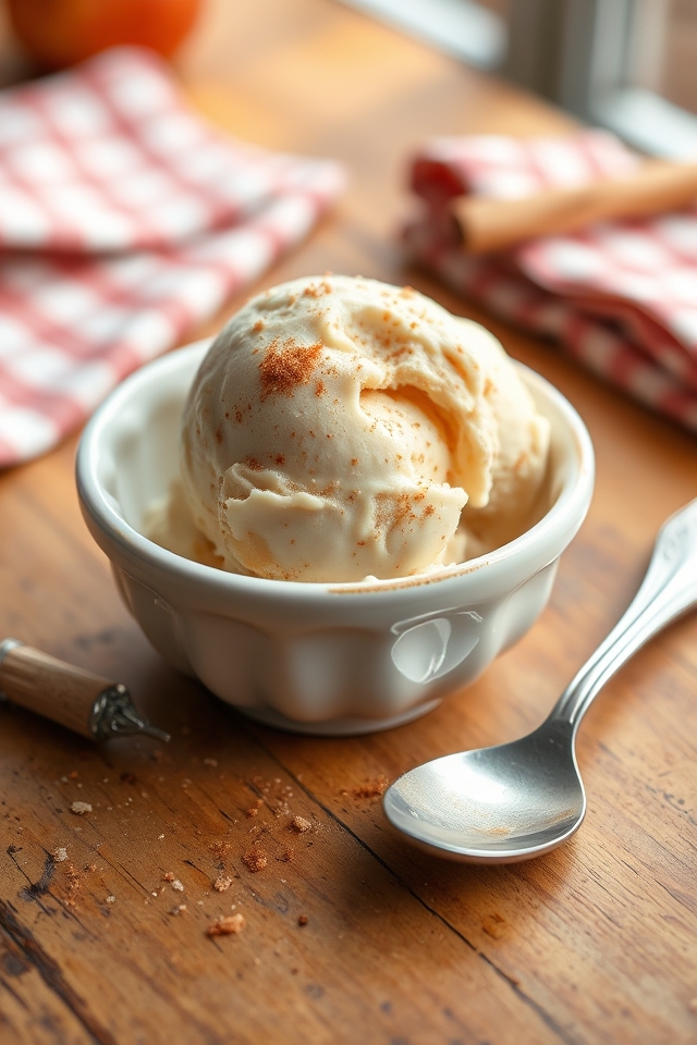 cinnamon apple pie ice cream