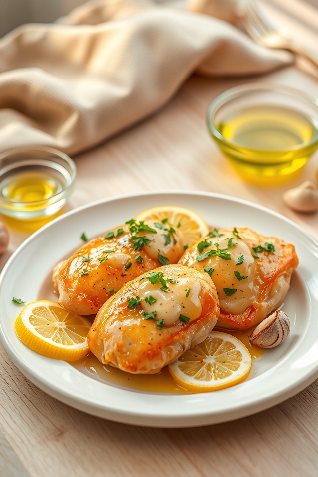 citrusy lemon garlic chicken