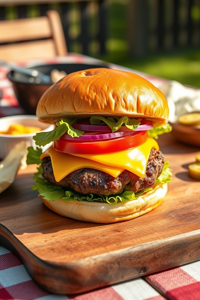 classic american cheeseburger recipe