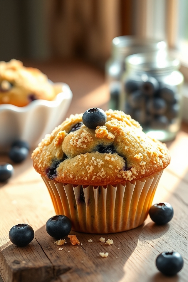 classic blueberry muffins crumble