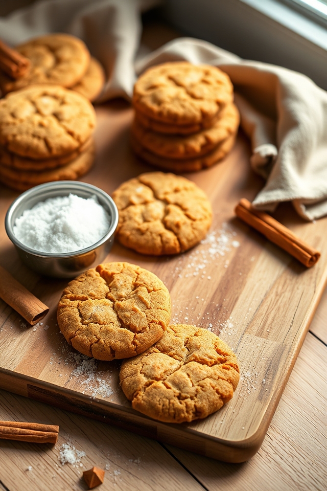 crispy spiced ginger cookies