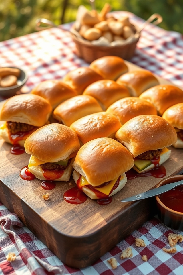 crowd pleasing bbq meatball sliders