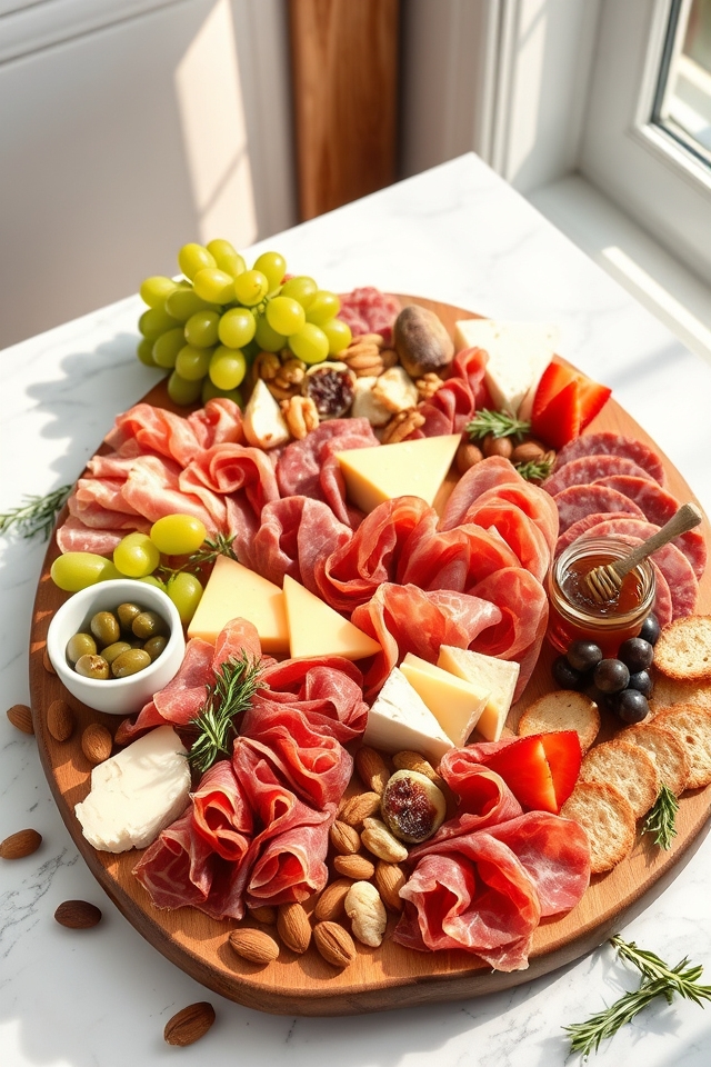 elegant charcuterie board layouts