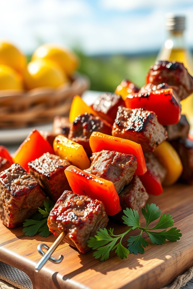 flavorful 4th july skewers