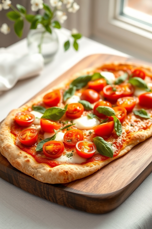 fresh tomato and basil