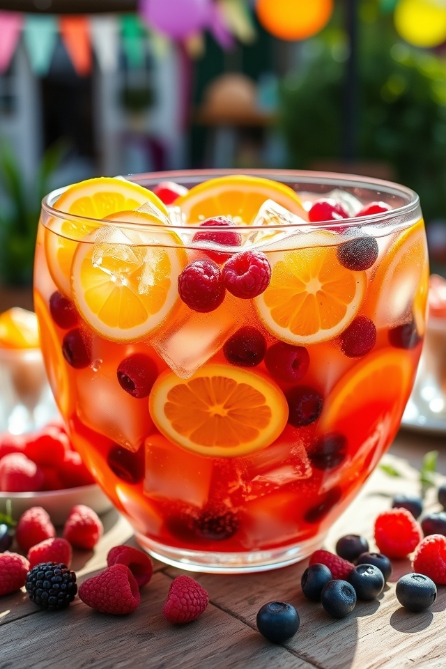 fruity fizz party punch
