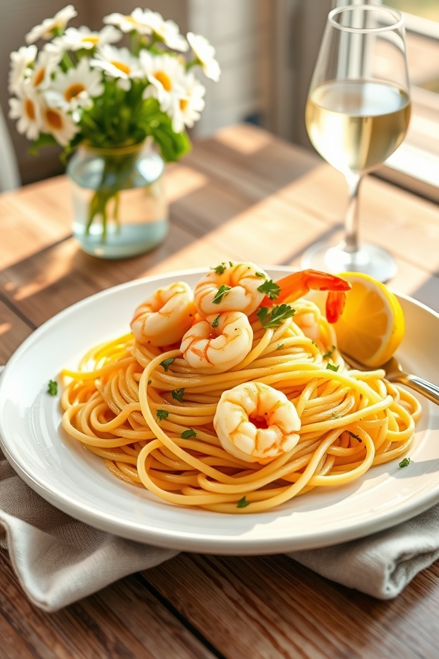 garlic butter shrimp delight