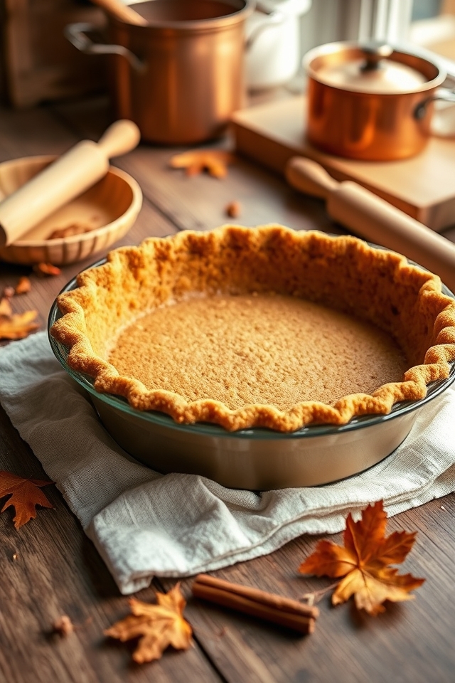 gingersnap pumpkin pie crust