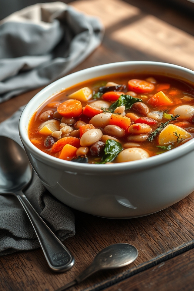 hearty bean vegetable soup