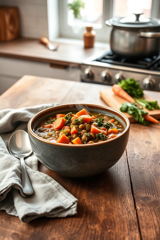 hearty vegan lentil stew