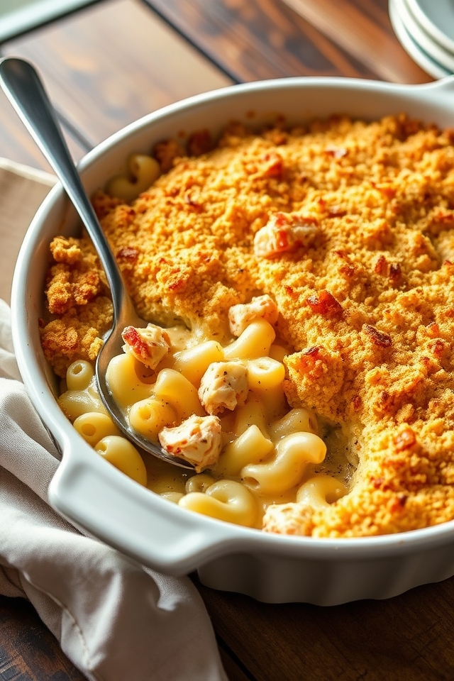 luxurious lobster mac cheese