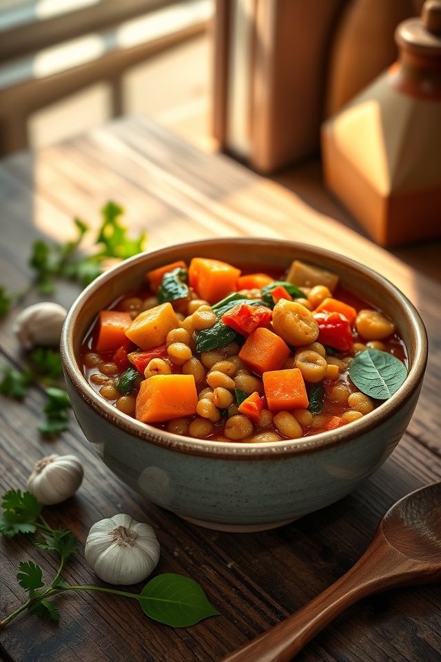 mediterranean vegetable lentil stew