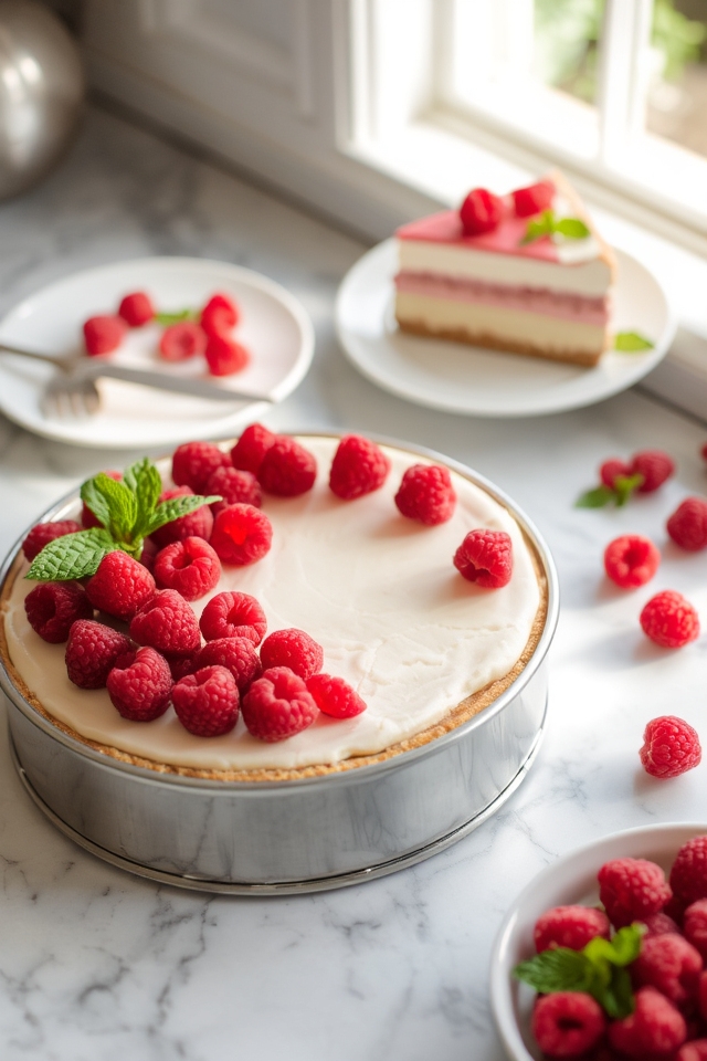 no bake raspberry cheesecake recipe