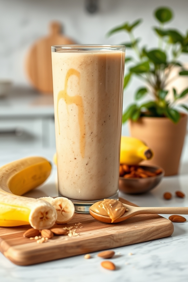 peanut butter banana smoothie