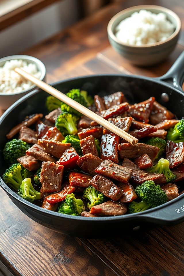 rapid beef and broccoli