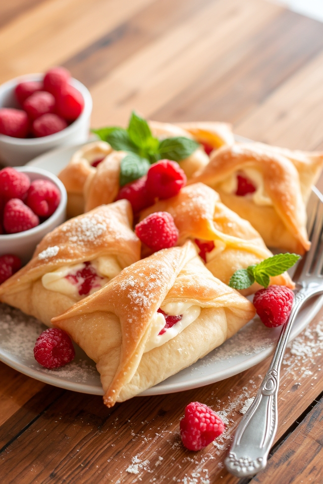 raspberry cream cheese pastries