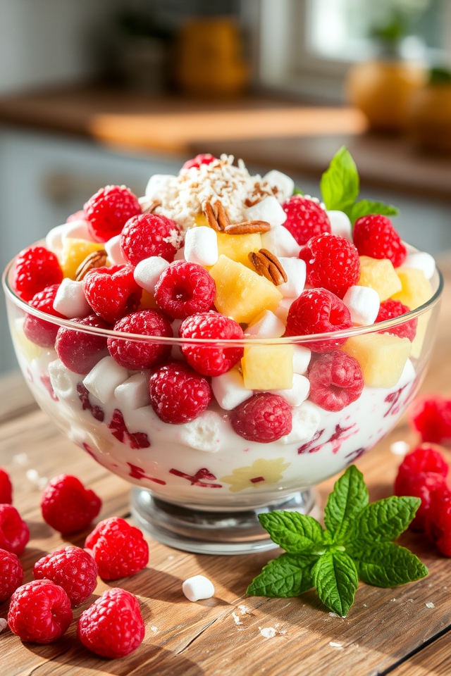 raspberry fluff salad recipe