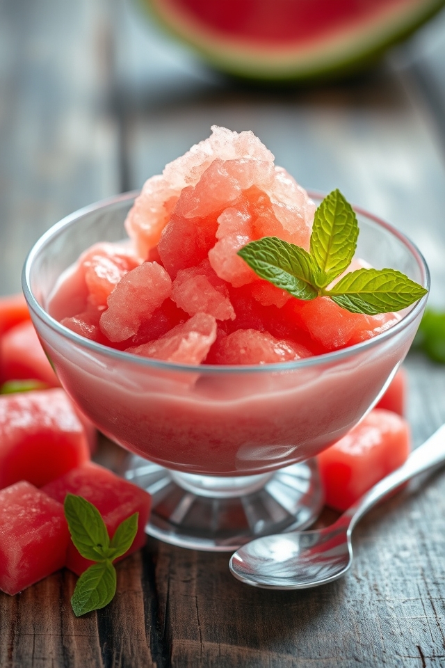 refreshing watermelon sorbet recipe