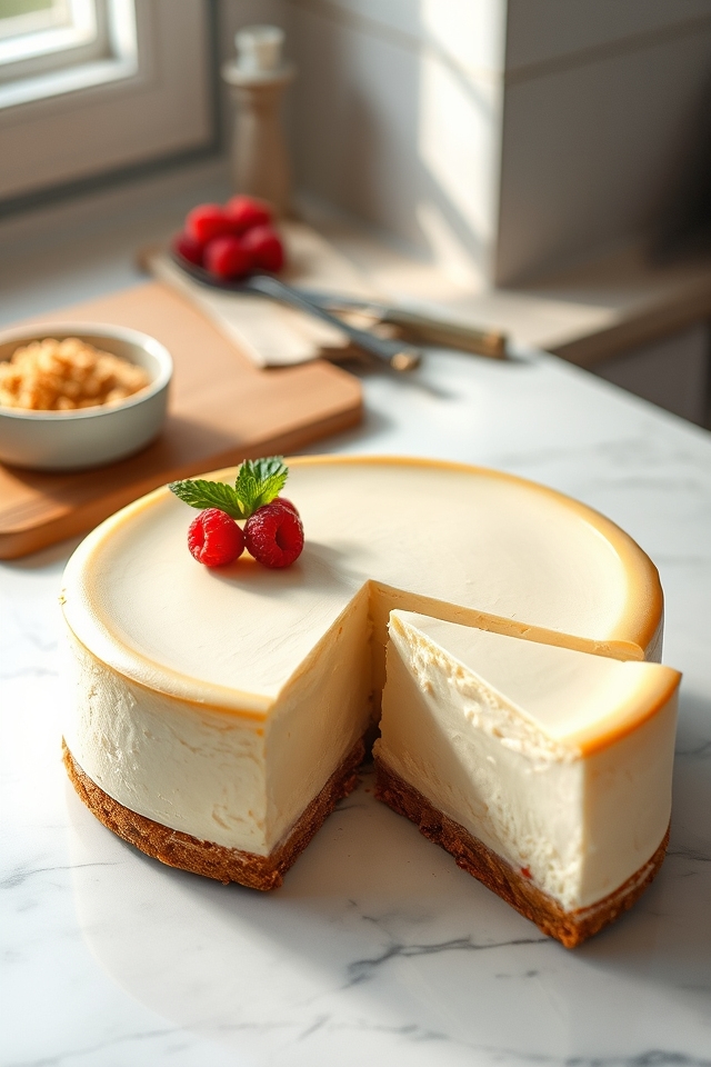 rich creamy new york cheesecake