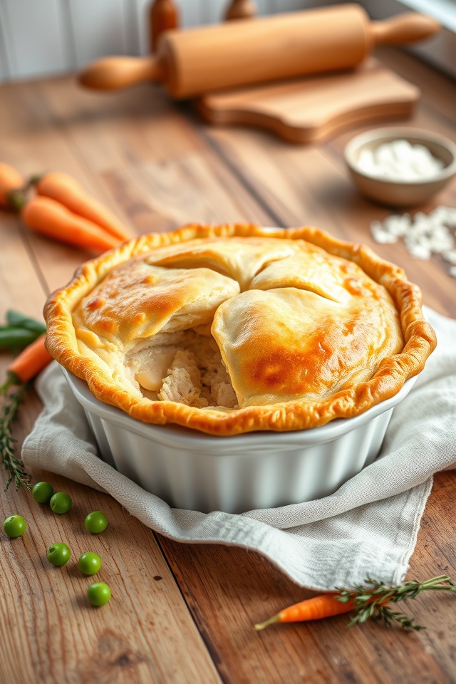 savory chicken pot pie