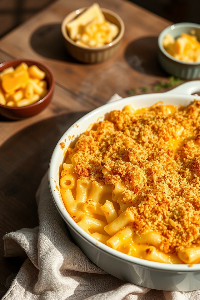 smoky gouda mac dish