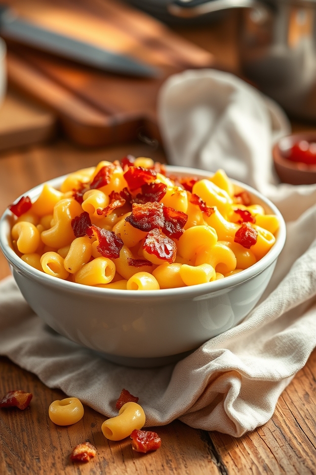 smoky savory bacon cheddar