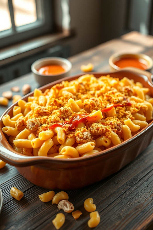 spicy buffalo chicken mac