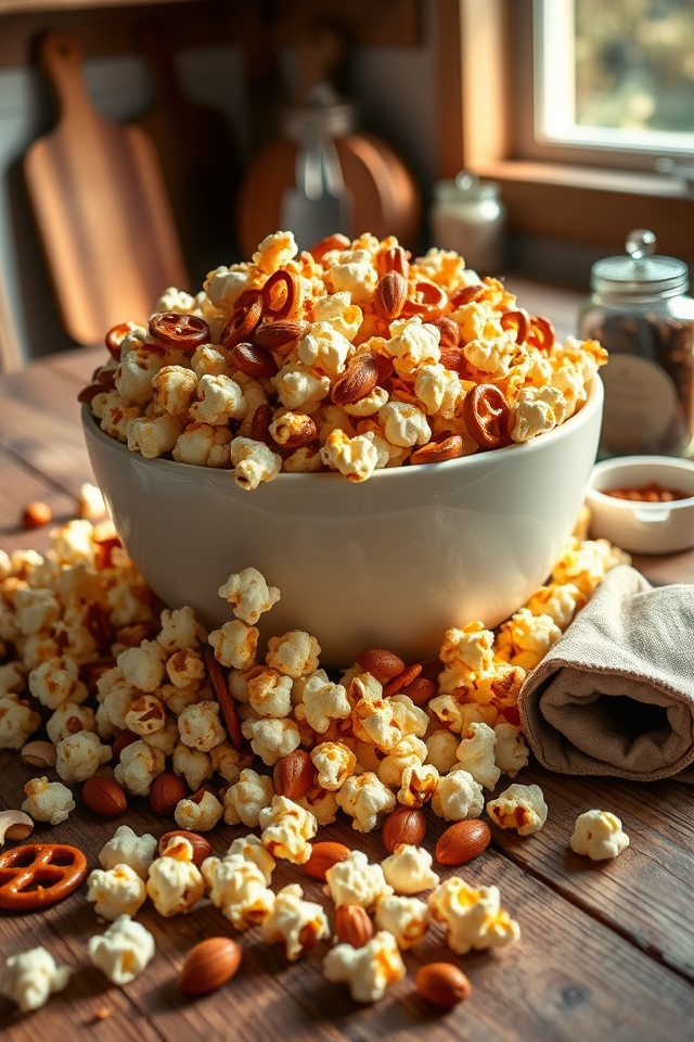 sweet and salty popcorn
