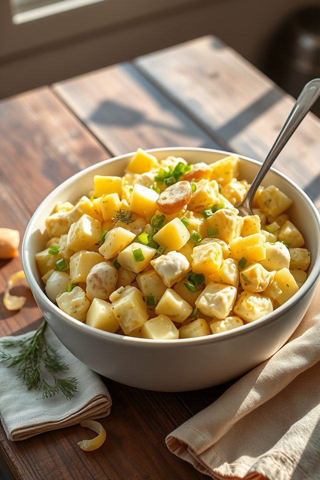 tender creamy potato salad
