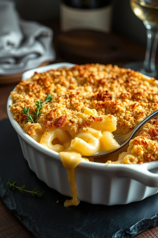 truffle infused mac and cheese