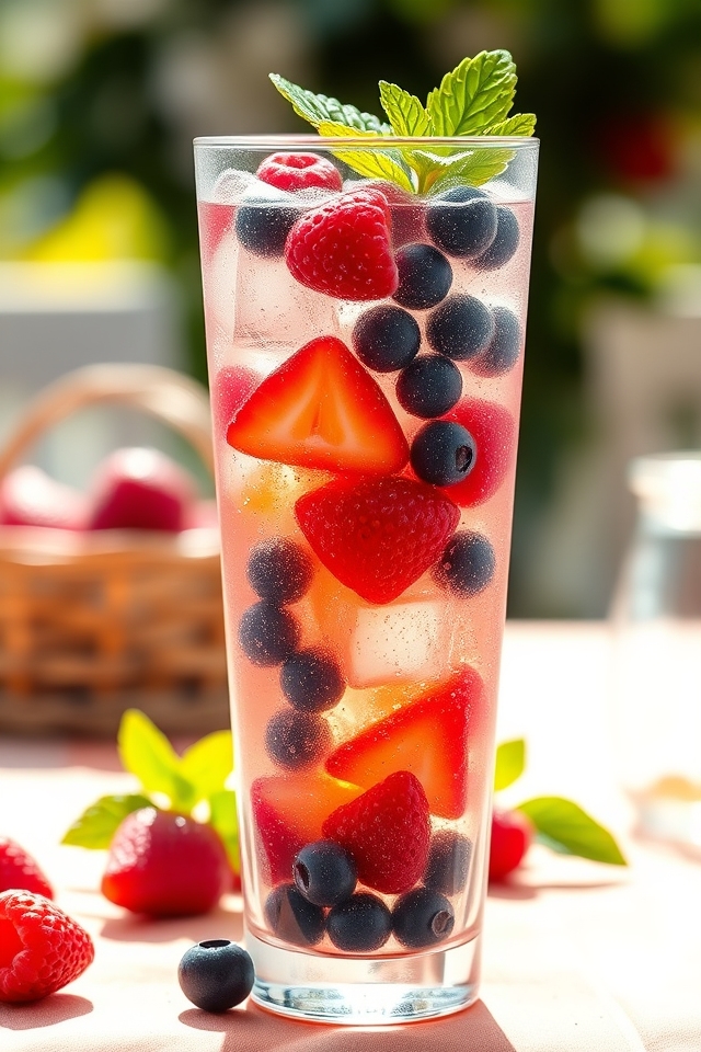 vibrant berry fizz summer