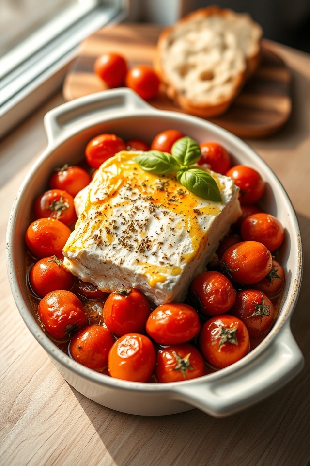 viral tiktok feta bake