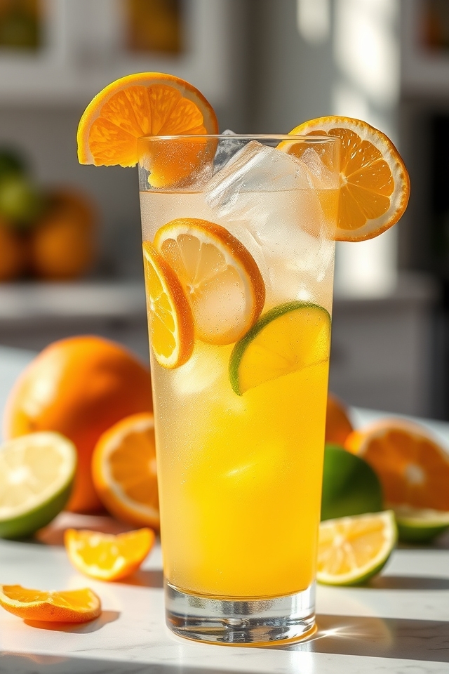 zesty citrus soda splash