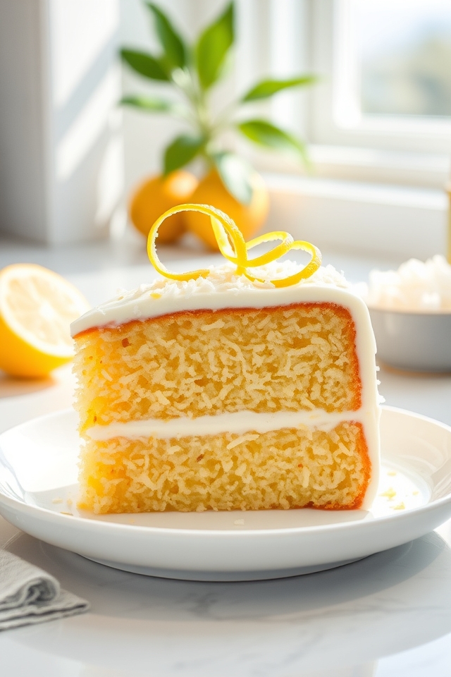 zesty lemon coconut delight