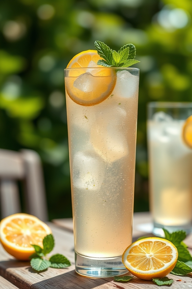 zesty lemon mint cooler