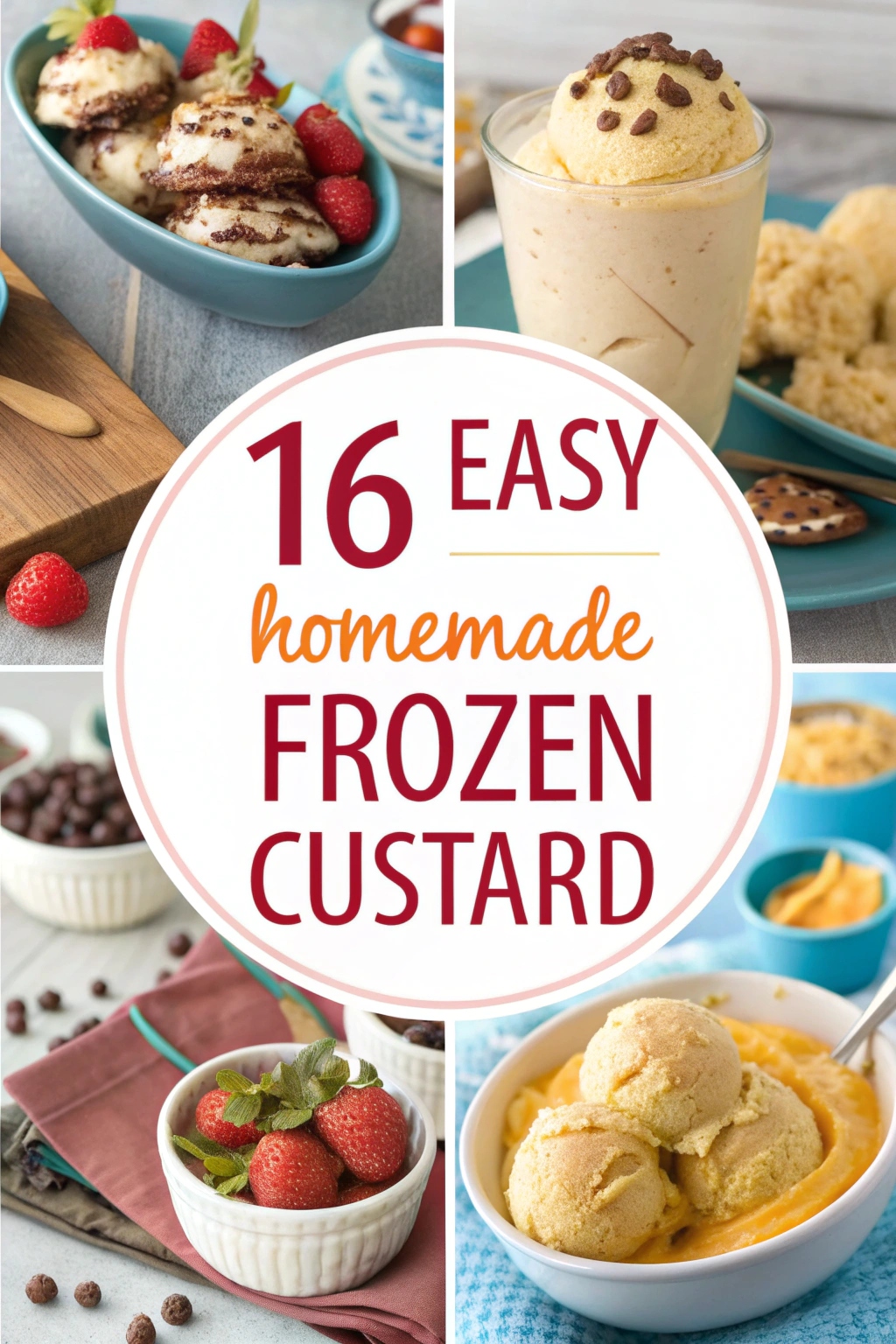 16 Easy Homemade Frozen Custard