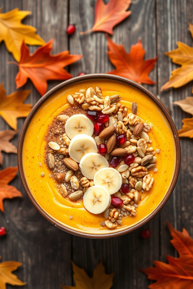 acorn squash smoothie bowl