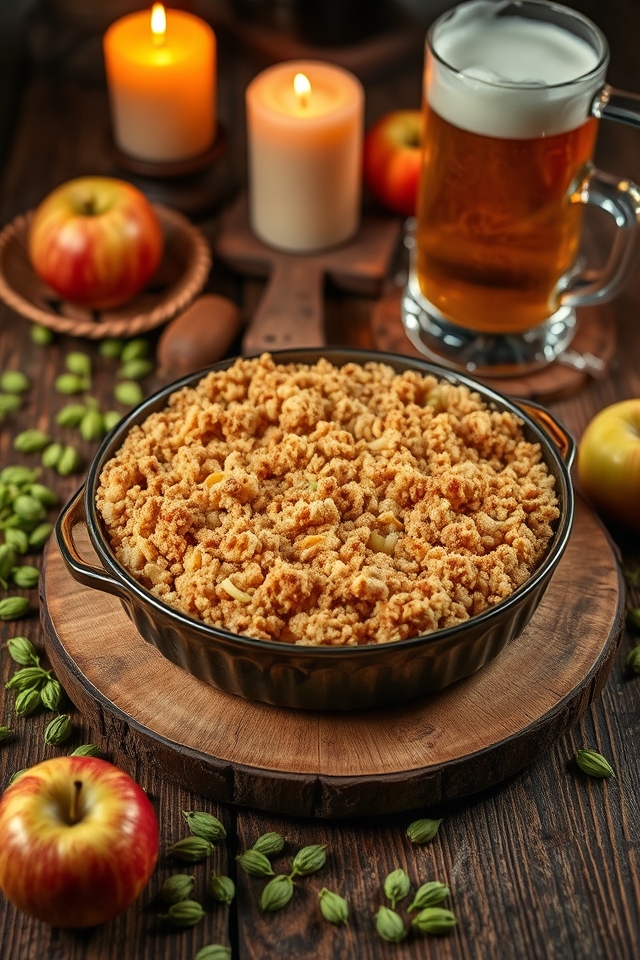 apple beer crumble delight