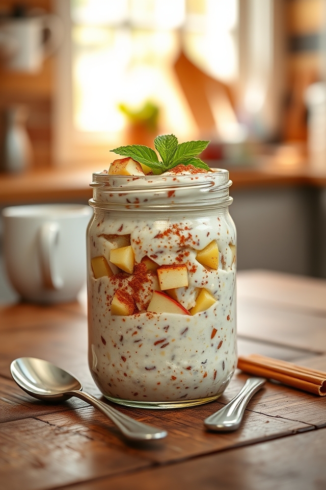 apple cinnamon overnight oats