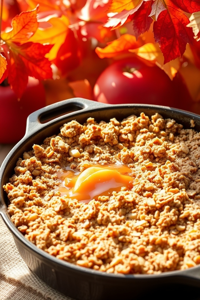apple crisp with oats