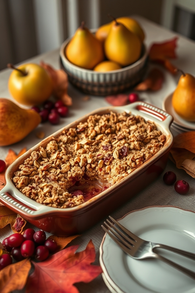autumn fruit dessert delight
