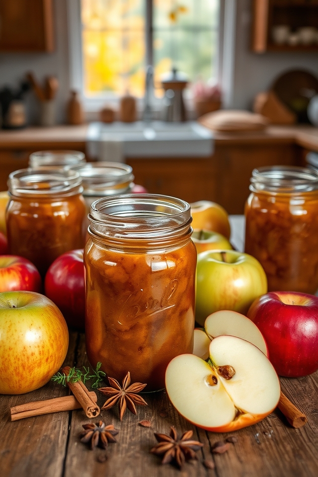 autumn spiced apple spread