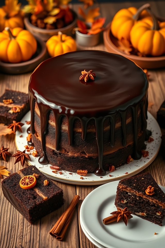 autumn spiced chocolate delight