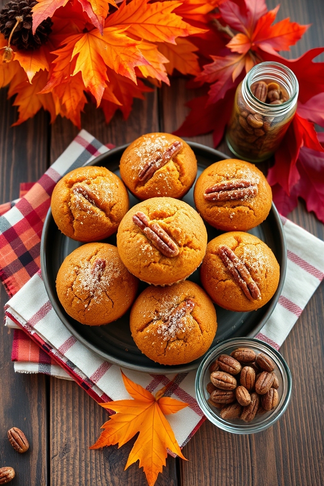 autumn spiced pumpkin muffins